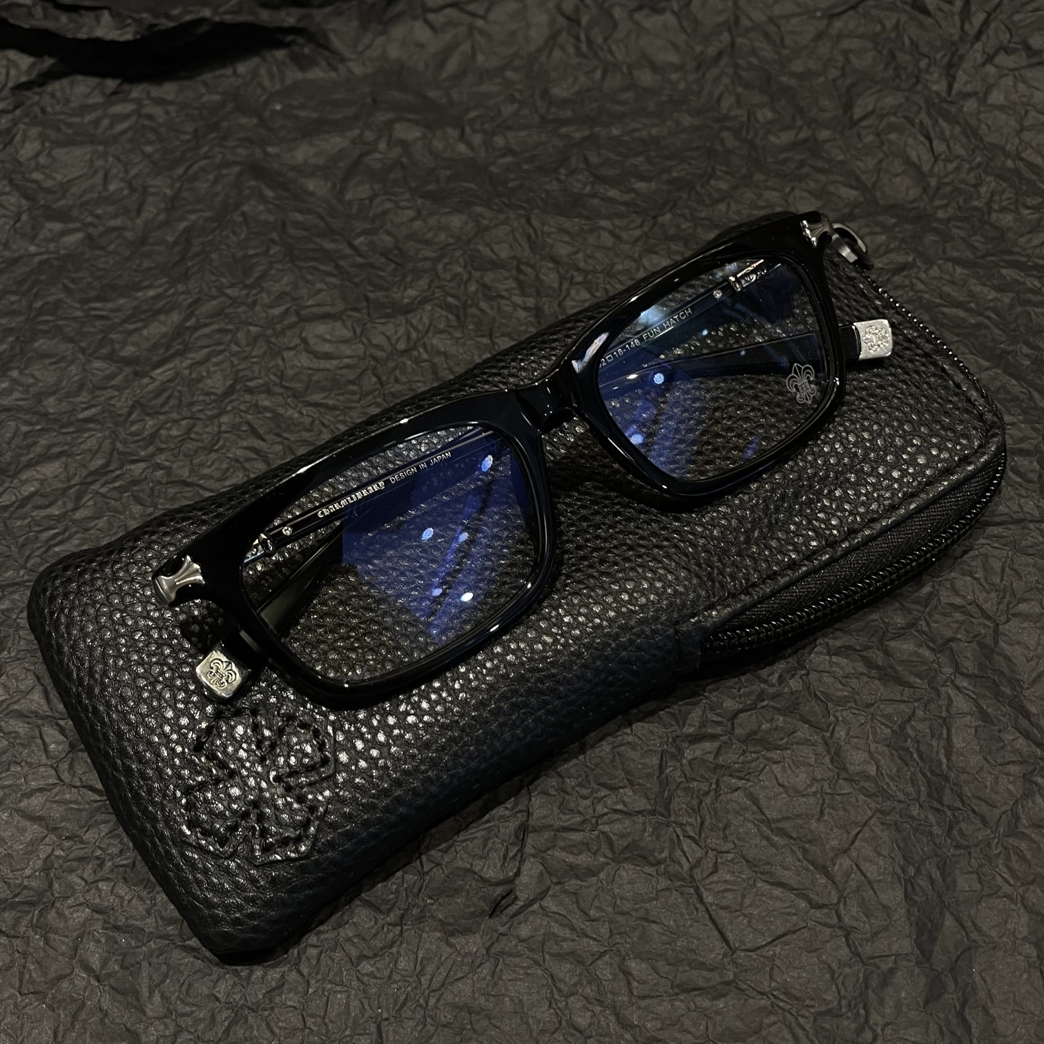 Chrome Hearts Engraved Metal Optical Glasses - Image 2