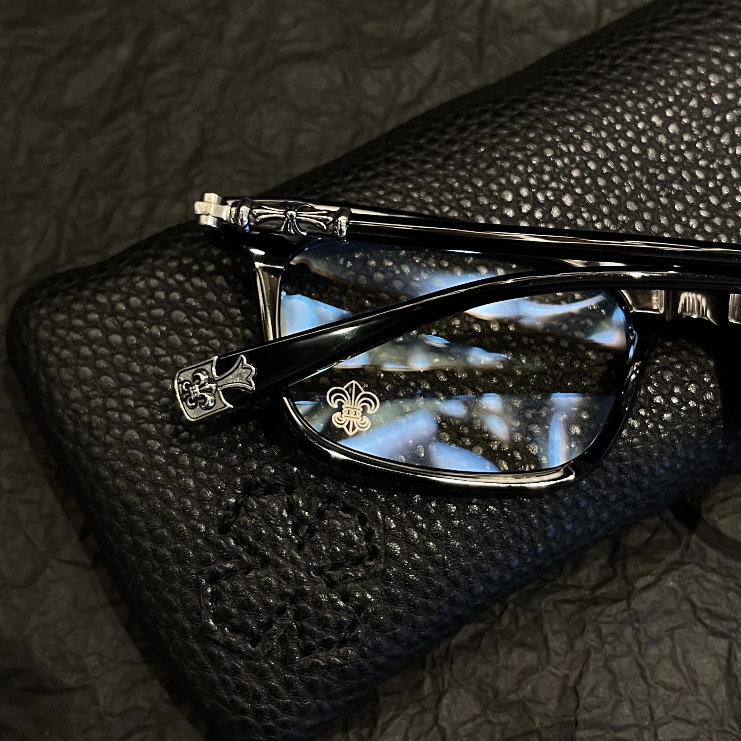 Chrome Hearts Engraved Metal Optical Glasses - Image 4