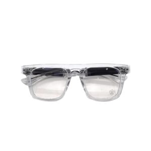 Chrome Hearts Cross Flower Clear Frame Glasses