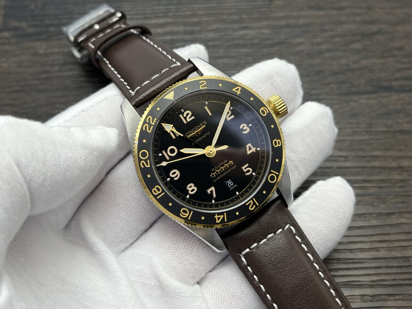 Longines Spirit Zulu Time GMT 42mm Black Dial - Image 2