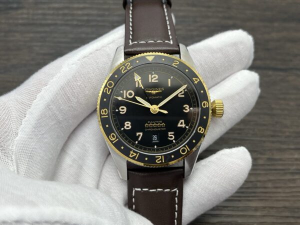 Longines Spirit Zulu Time GMT 42mm Black Dial - Image 3