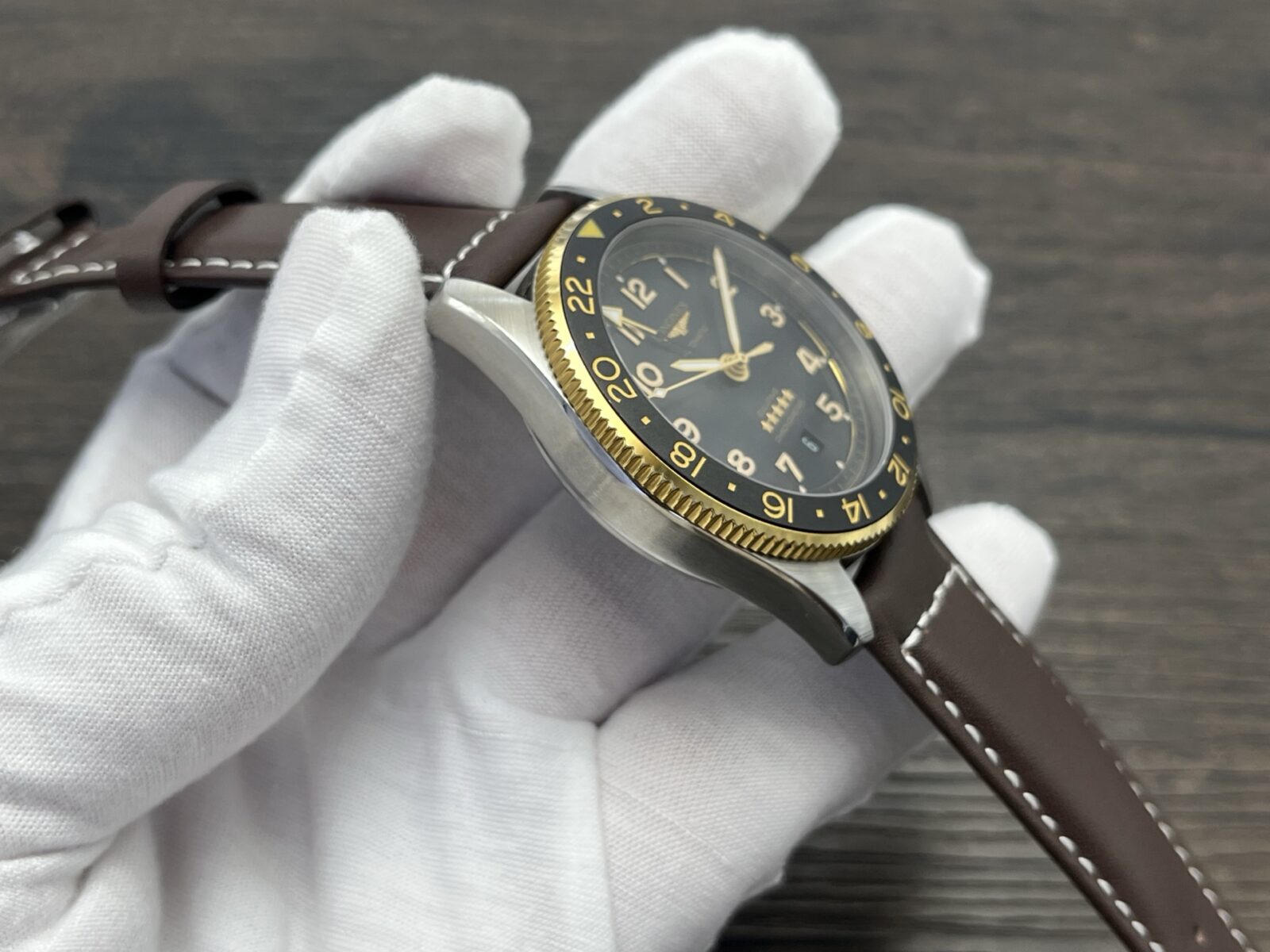 Longines Spirit Zulu Time GMT 42mm Black Dial - Image 6