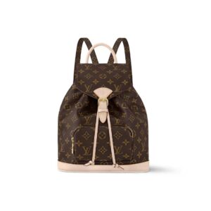 Louis Vuitton Montsouris PM Monogram Backpack Brown Small
