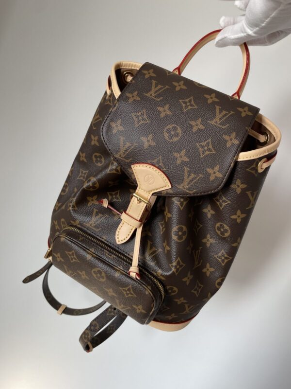 Louis Vuitton Montsouris PM Monogram Backpack Brown Small - Image 2