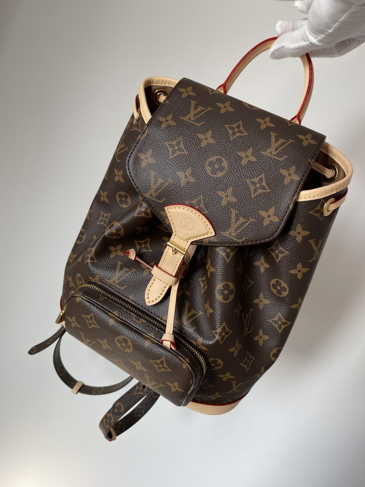 Louis Vuitton Montsouris PM Monogram Backpack Brown Small - Image 2