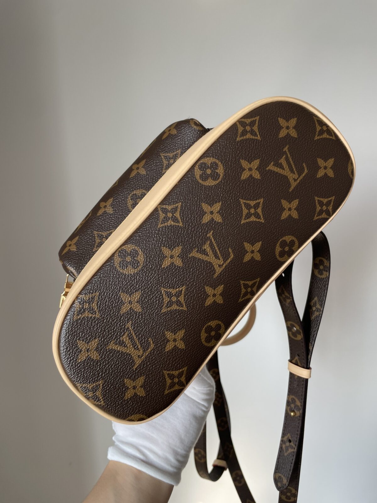 Louis Vuitton Montsouris PM Monogram Backpack Brown Small - Image 6