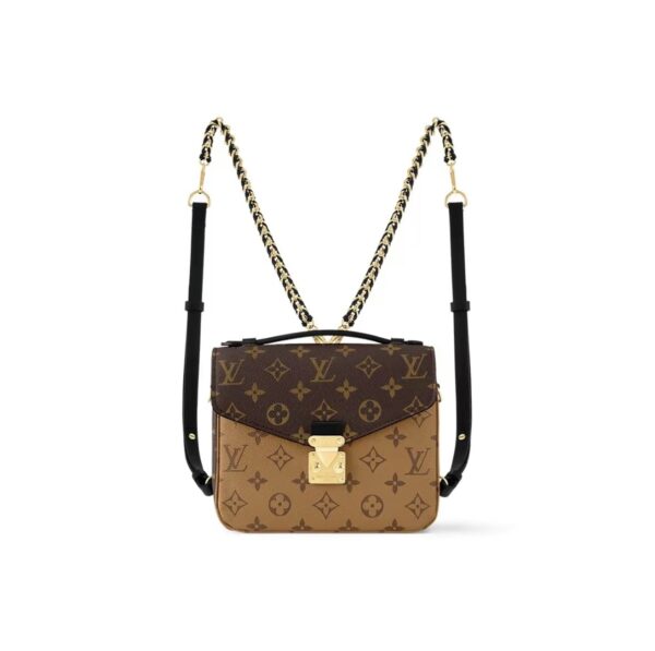 Louis Vuitton Pochette Métis Backpack Monogram & Reverse Brown