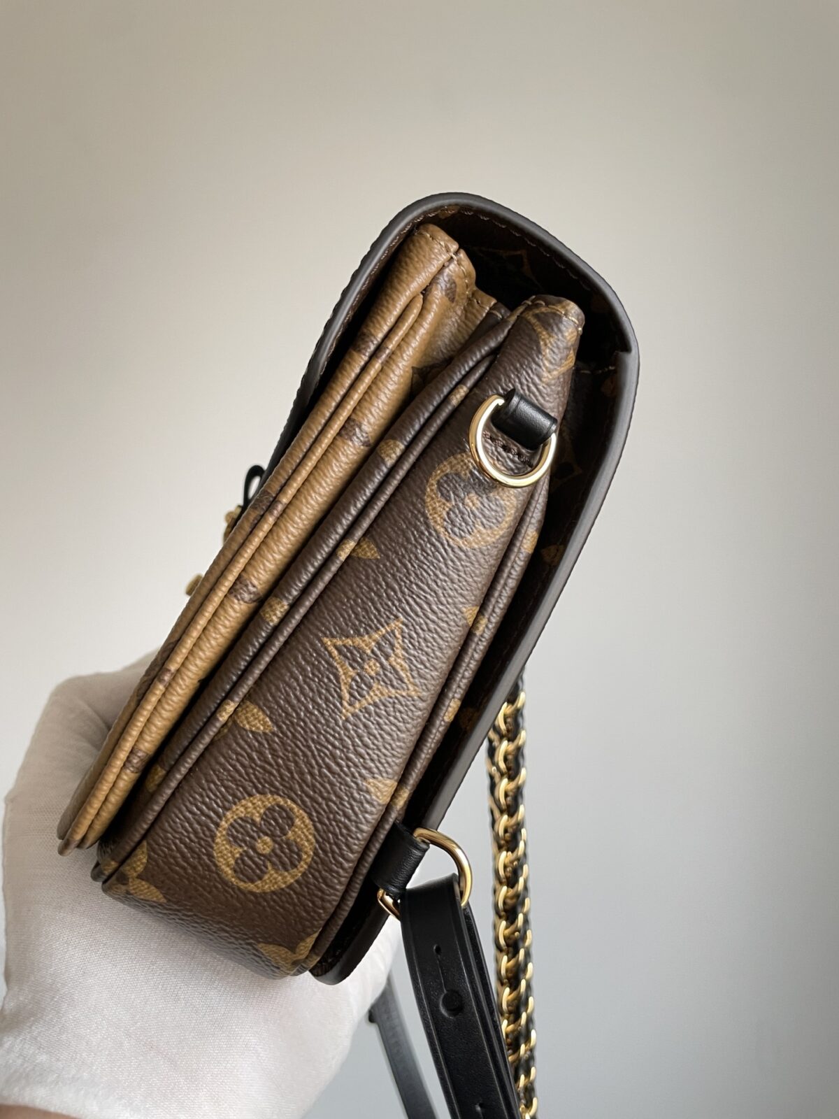 Louis Vuitton Pochette Métis Backpack Monogram & Reverse Brown - Image 7