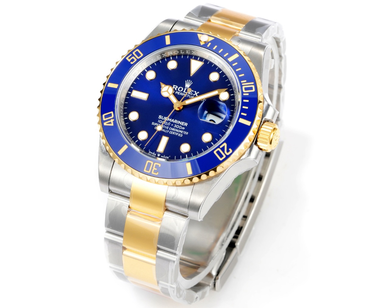 Rolex Submariner Date Two-Tone Blue - Image 2