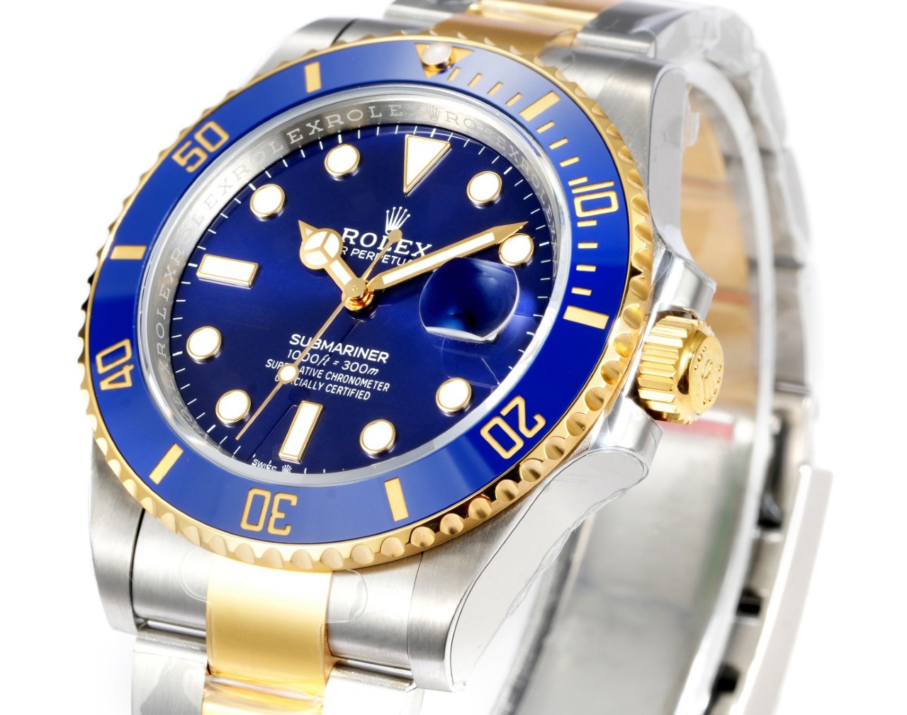 Rolex Submariner Date Two-Tone Blue - Image 3