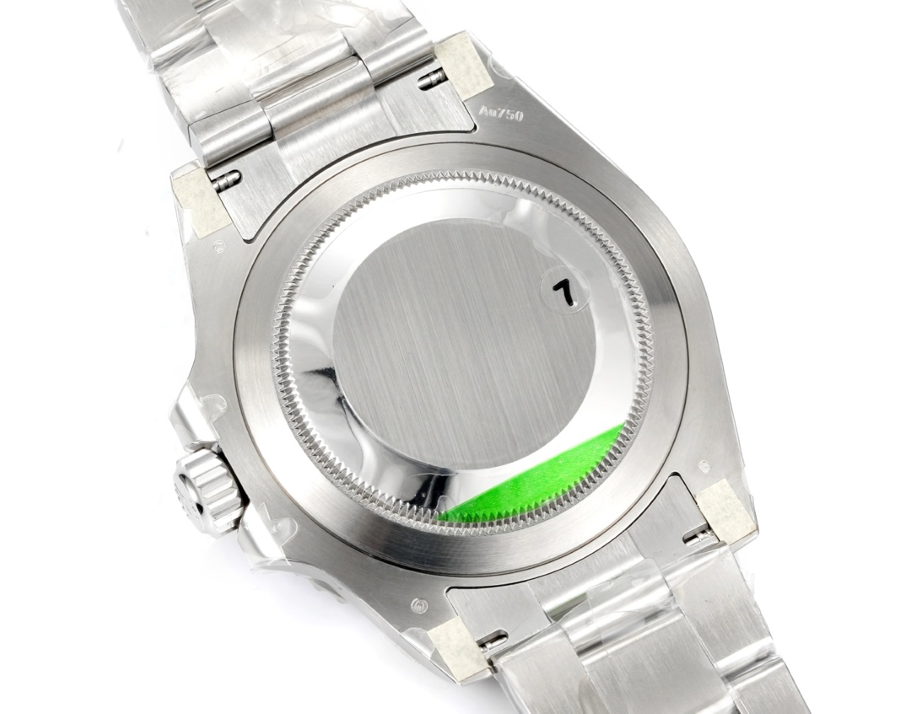 Rolex Submariner Date Blue Bezel White Gold - Image 8