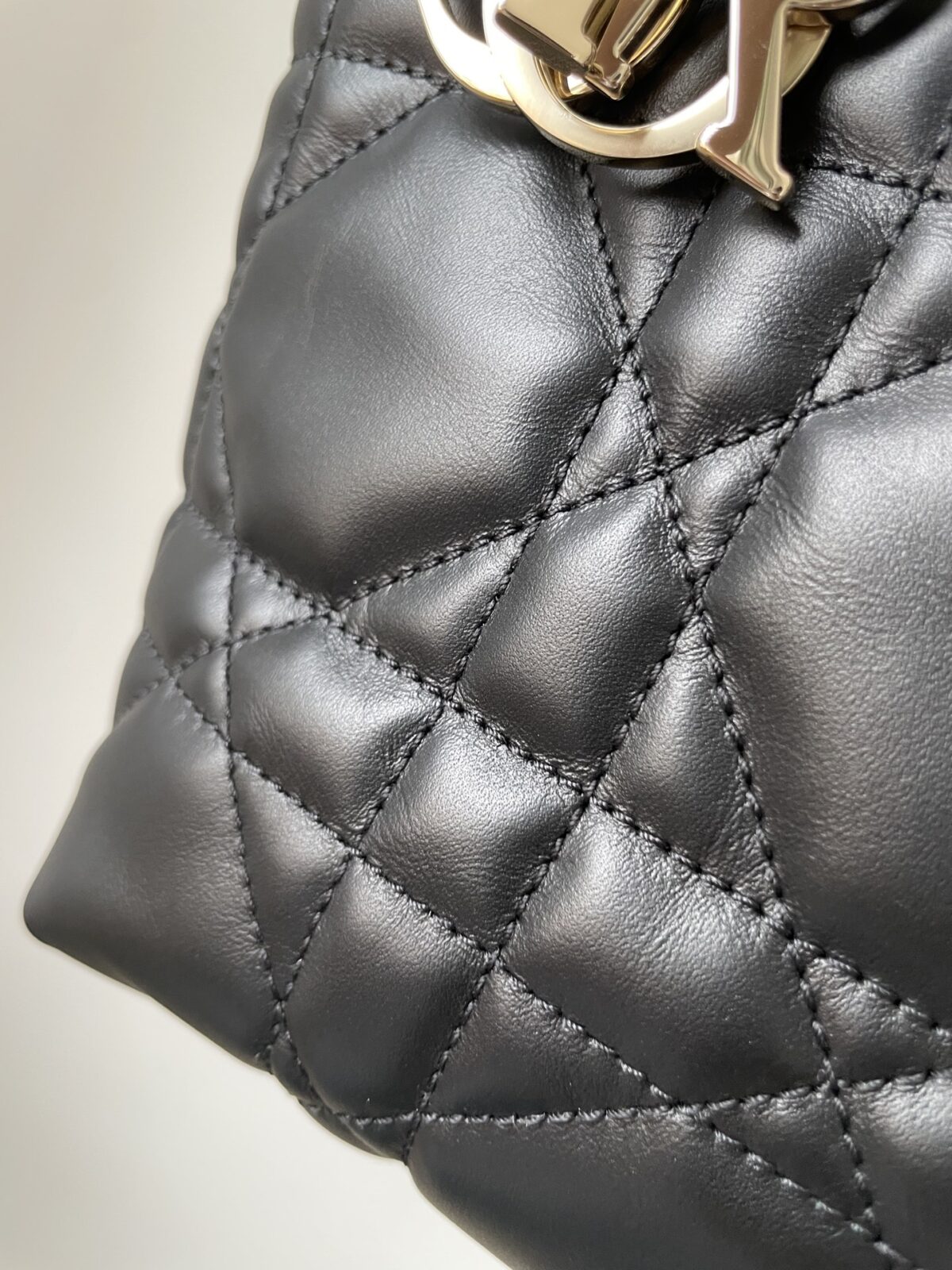 Dior Toujours Small Black Cannage Calfskin Vertical Tote Bag - Image 10