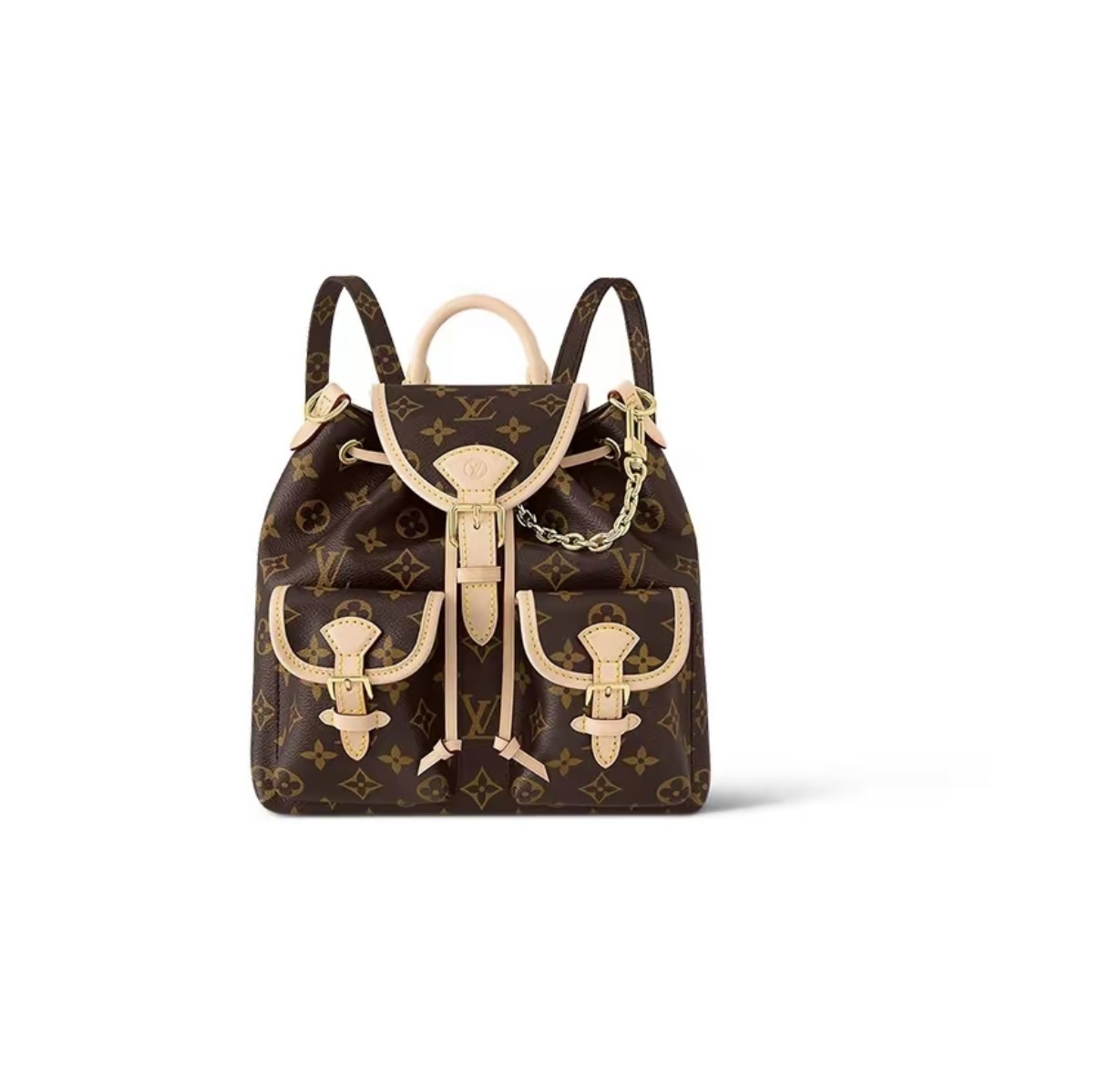 Louis Vuitton Excursion Small Monogram Convertible Backpack Brown