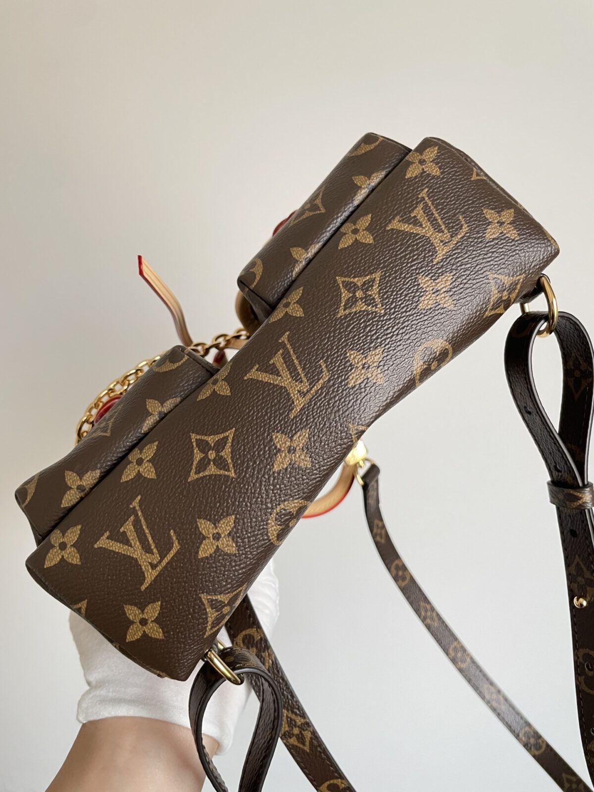 Louis Vuitton Excursion Small Monogram Convertible Backpack Brown - Image 3