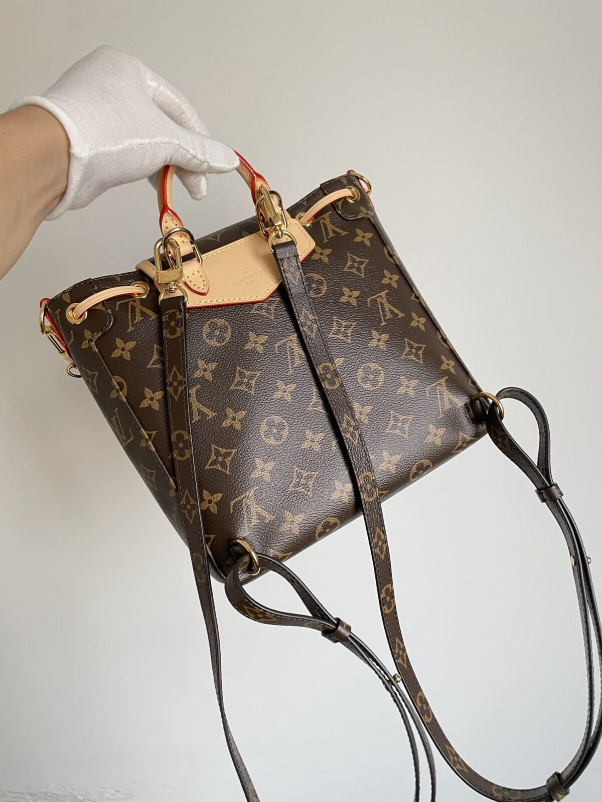 Louis Vuitton Excursion Small Monogram Convertible Backpack Brown - Image 5