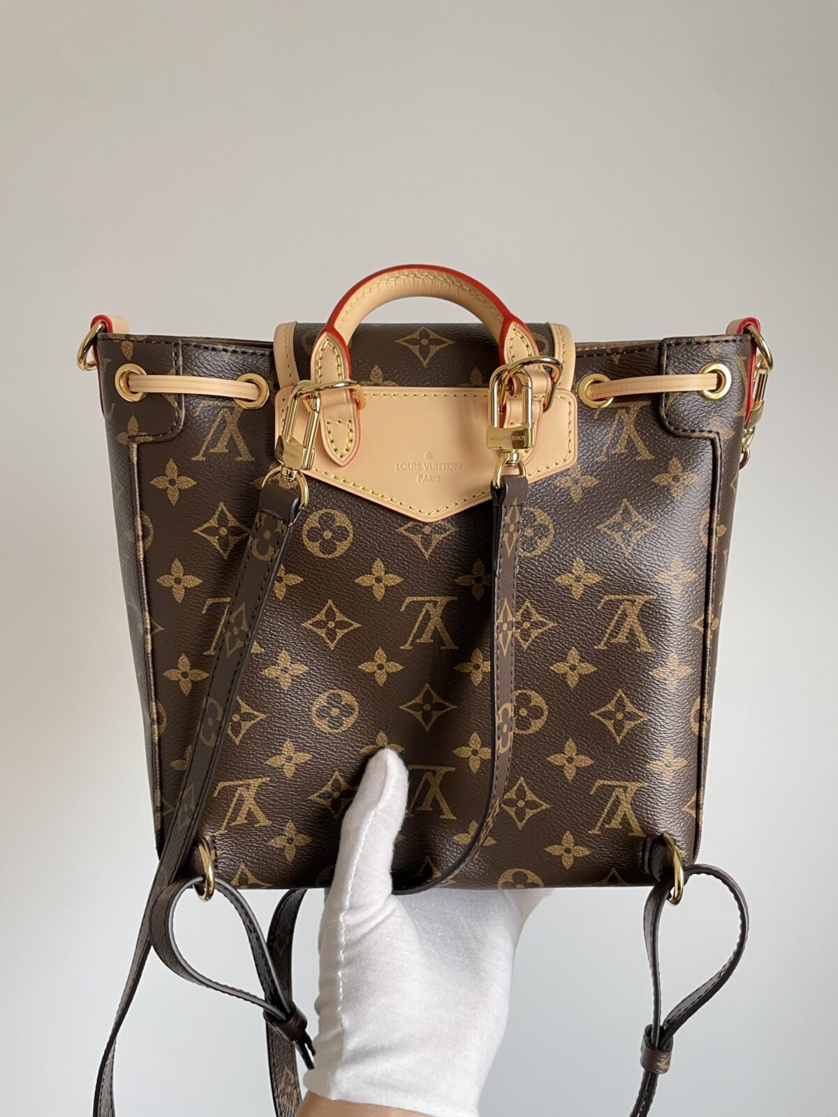 Louis Vuitton Excursion Small Monogram Convertible Backpack Brown - Image 7
