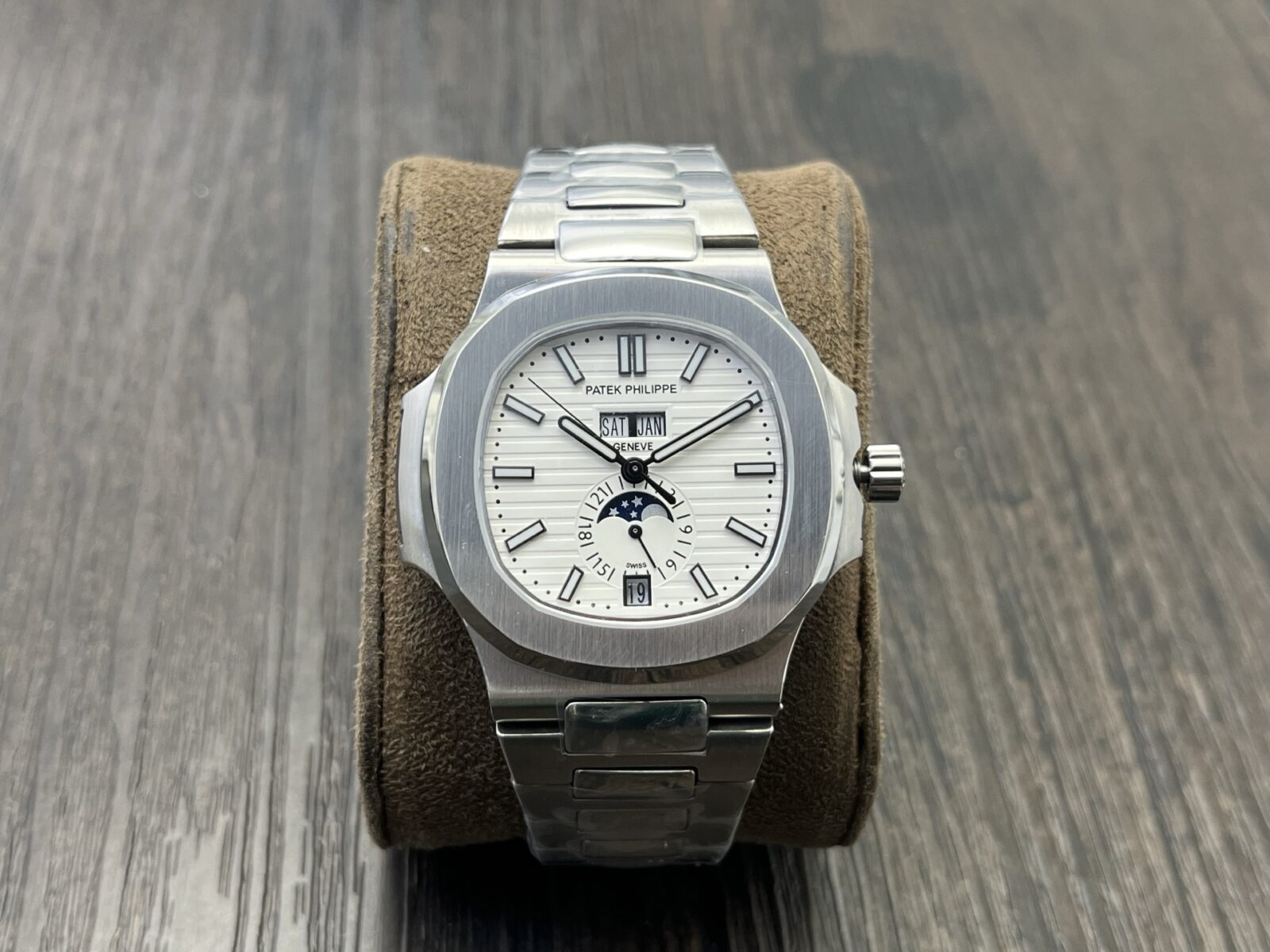 Patek Philippe Nautilus 5726/1A-010 Silver Dial Annual Calendar