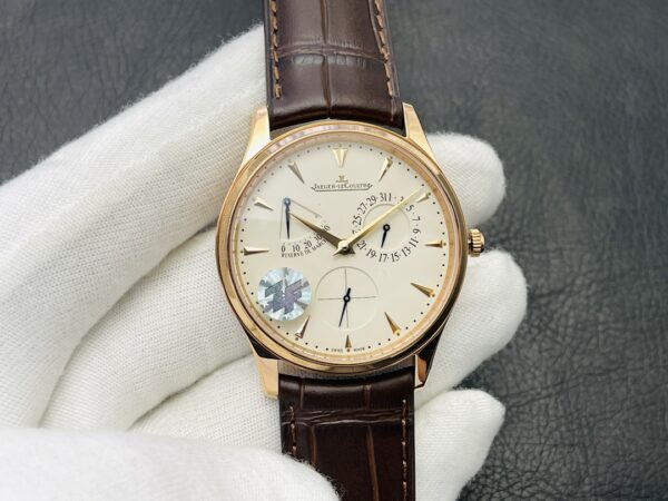 Jaeger-LeCoultre Master Ultra Thin Automatic 39mm Yellow Dial Men’s Watch - Image 2