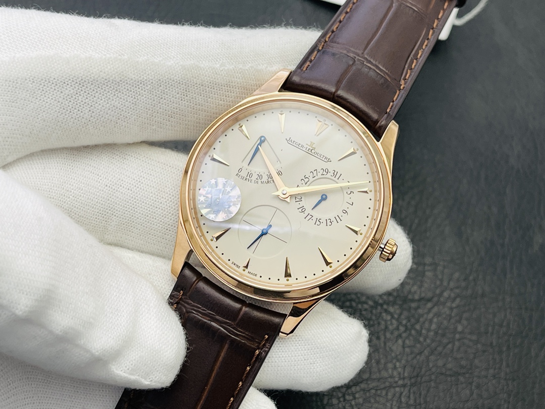 Jaeger-LeCoultre Master Ultra Thin Automatic 39mm Yellow Dial Men’s Watch - Image 3