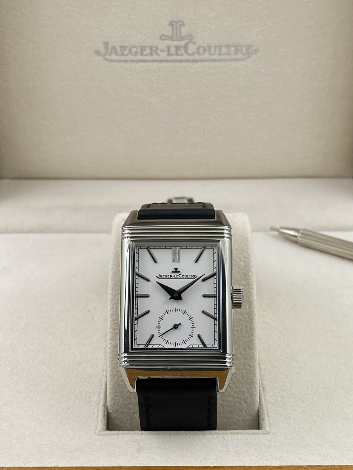 Jaeger-LeCoultre Reverso Manual-Winding Silver Dial Stainless Steel Case Men’s Watch 45.6×27.4mm - Image 2