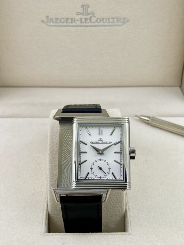 Jaeger-LeCoultre Reverso Manual-Winding Silver Dial Stainless Steel Case Men’s Watch 45.6×27.4mm - Image 3