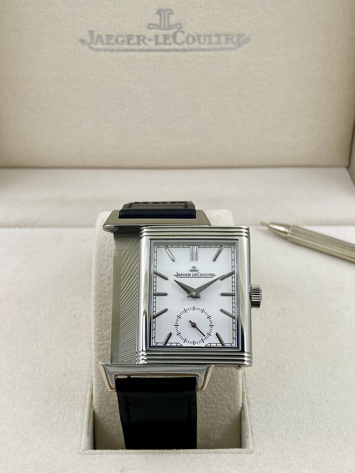 Jaeger-LeCoultre Reverso Manual-Winding Silver Dial Stainless Steel Case Men’s Watch 45.6×27.4mm - Image 3