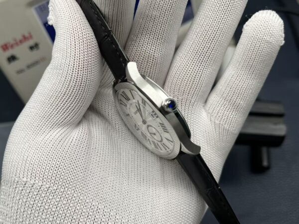 Cartier Drive de Cartier Series Automatic Mechanical Men’s Watch 40×41mm White Dial Stainless Steel Case - Image 7