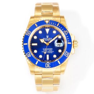 Rolex Submariner Date Blue Dial Yellow Gold