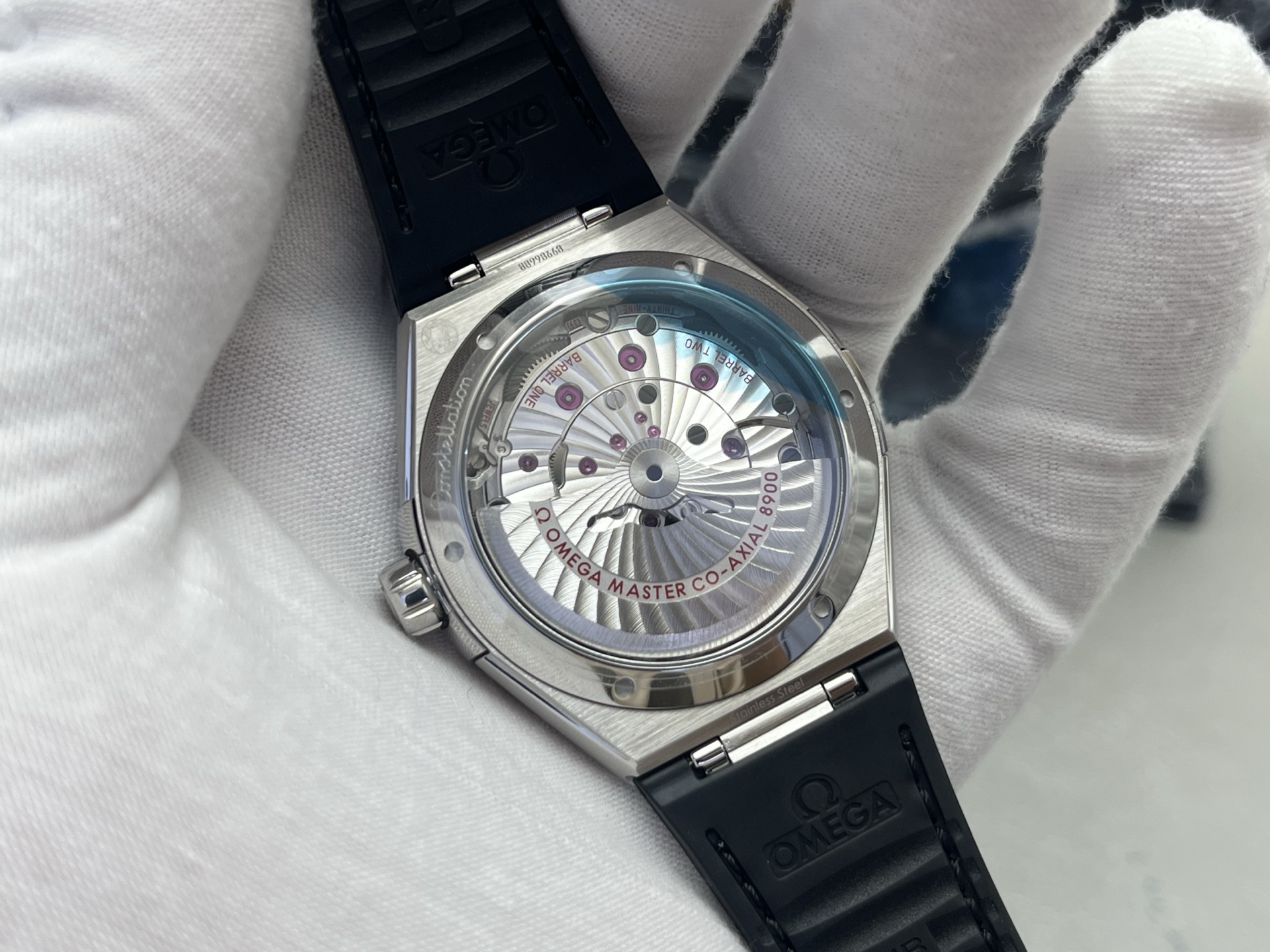 OMEGA Constellation 41mm Automatic Watch Black Dial Leather Strap - Image 7