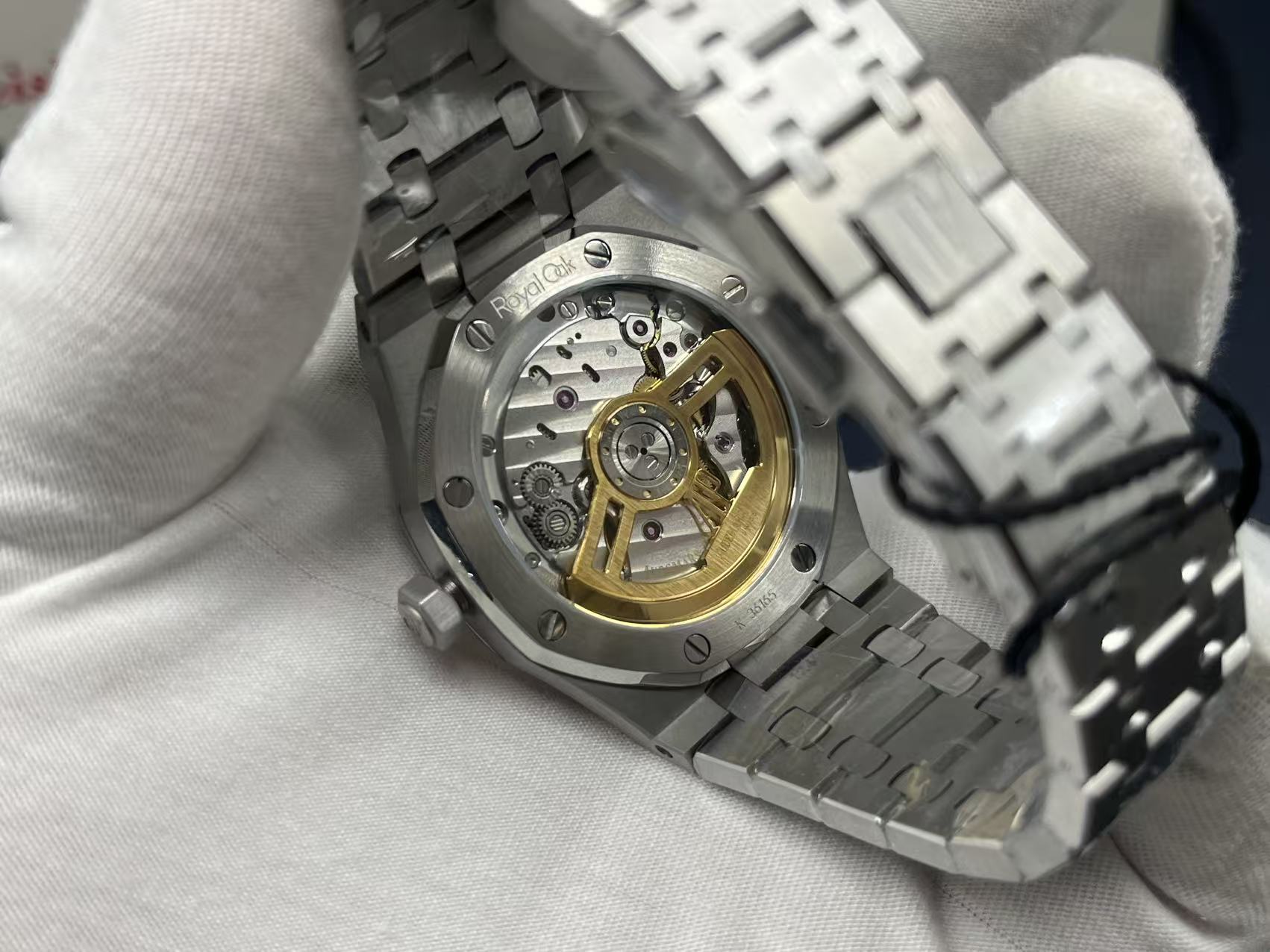 Audemars Piguet Royal Oak 41mm Black Dial Automatic Watch - Image 7