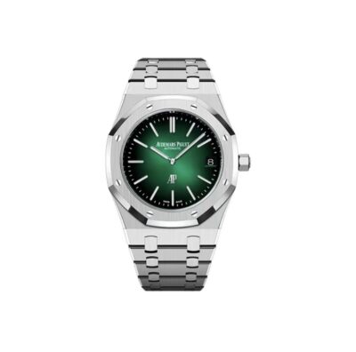 Audemars Piguet Royal Oak Jumbo 39mm Green Dial Platinum