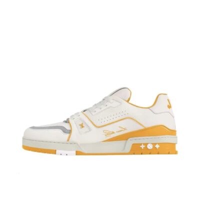Louis Vuitton Trainer Yellow Signature Low-Top Sneakers