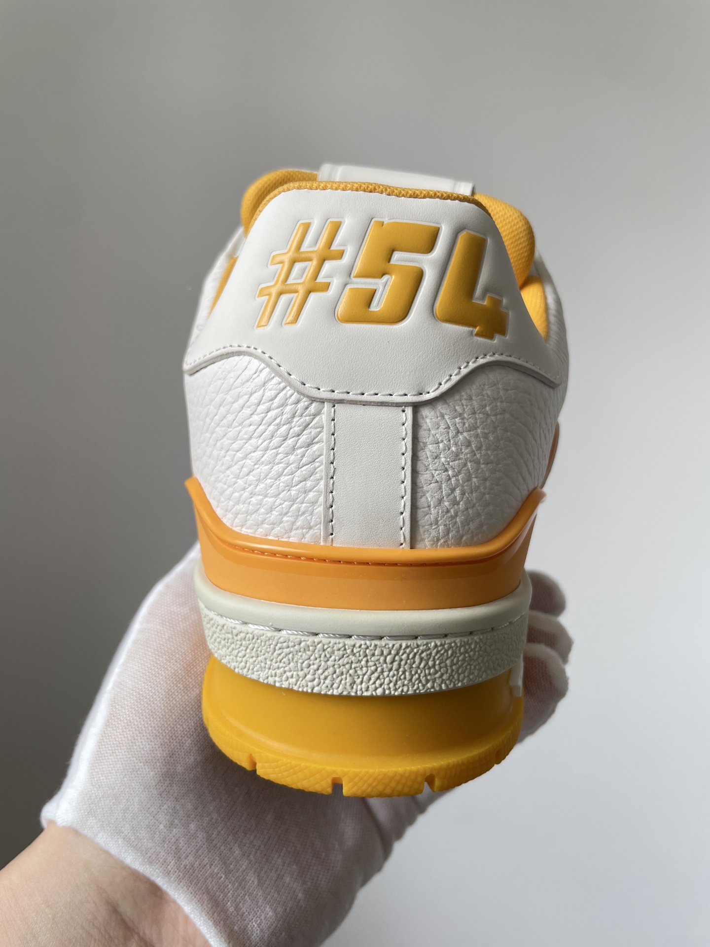 Louis Vuitton Trainer Yellow Signature Low-Top Sneakers - Image 6