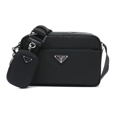 Prada Re-Nylon 2-in-1 Shoulder Crossbody Bag Black