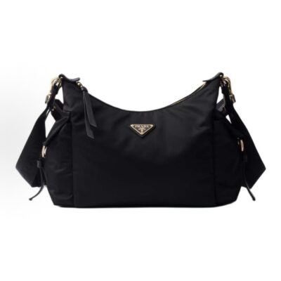 Prada Re-Nylon Explore Shoulder Bag Black