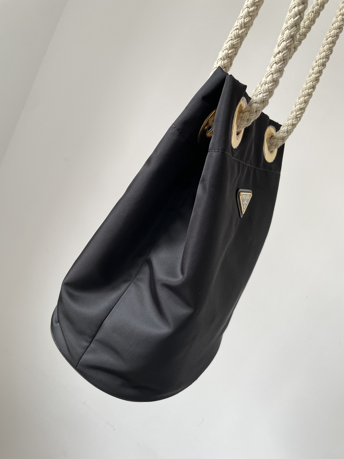 Prada Re-Nylon Small Bucket Bag Black - Image 6