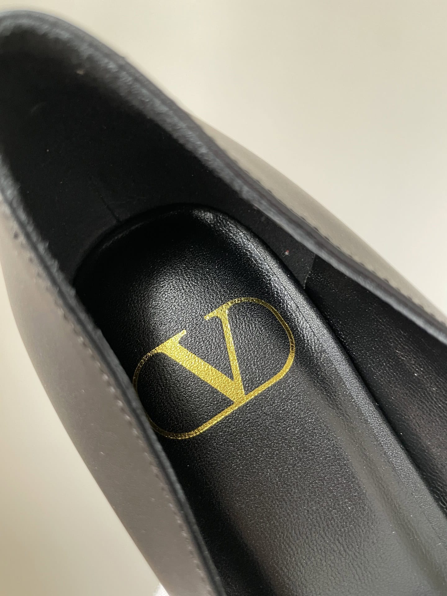 Valentino Leather Slip-On Stiletto Heels Women Black - Image 7