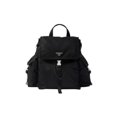 Prada Explore Re-Nylon Backpack Black