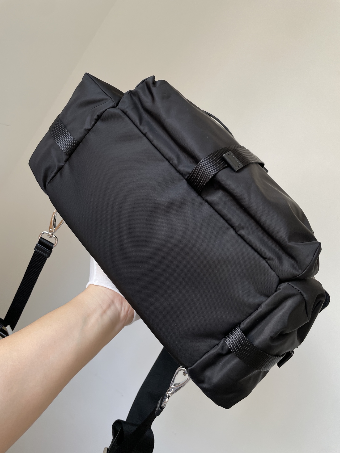 Prada Explore Re-Nylon Backpack Black - Image 6