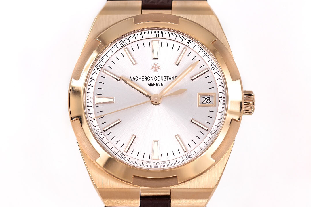 Vacheron Constantin Overseas Automatic 41mm Silver Dial Rose Gold Watch - Image 2