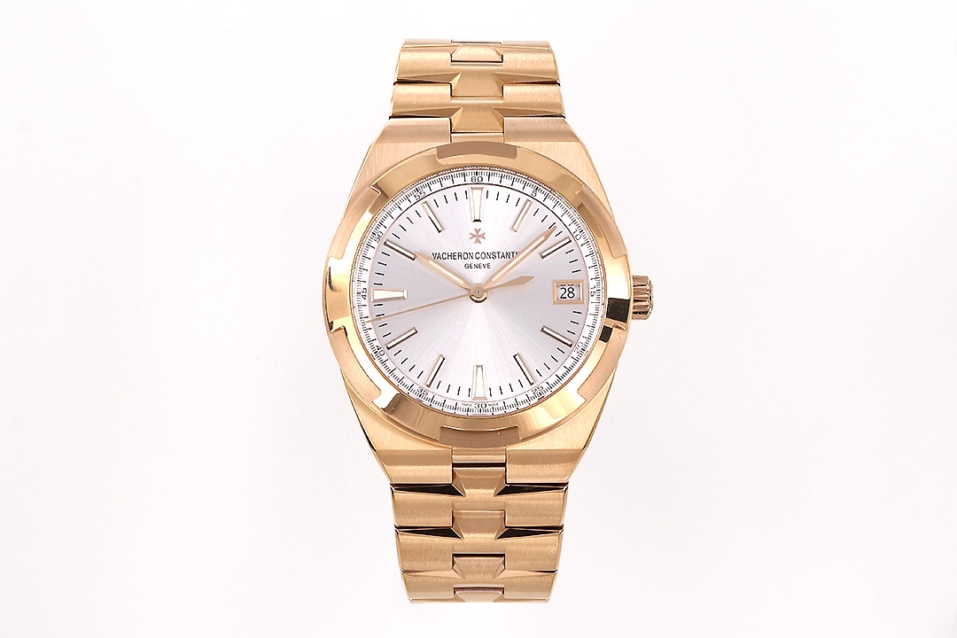 Vacheron Constantin Overseas Automatic 41mm White Dial Rose Gold Watch