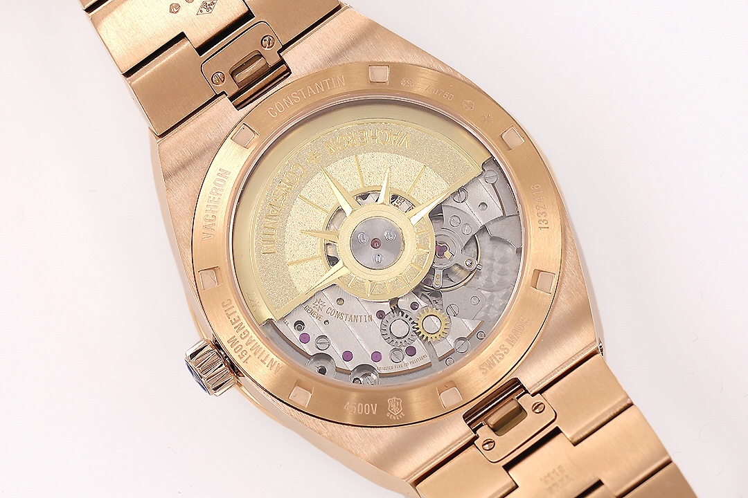 Vacheron Constantin Overseas Automatic 41mm White Dial Rose Gold Watch - Image 7