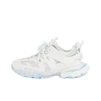 Balenciaga Track Low-Top White Blue Sneakers for Women