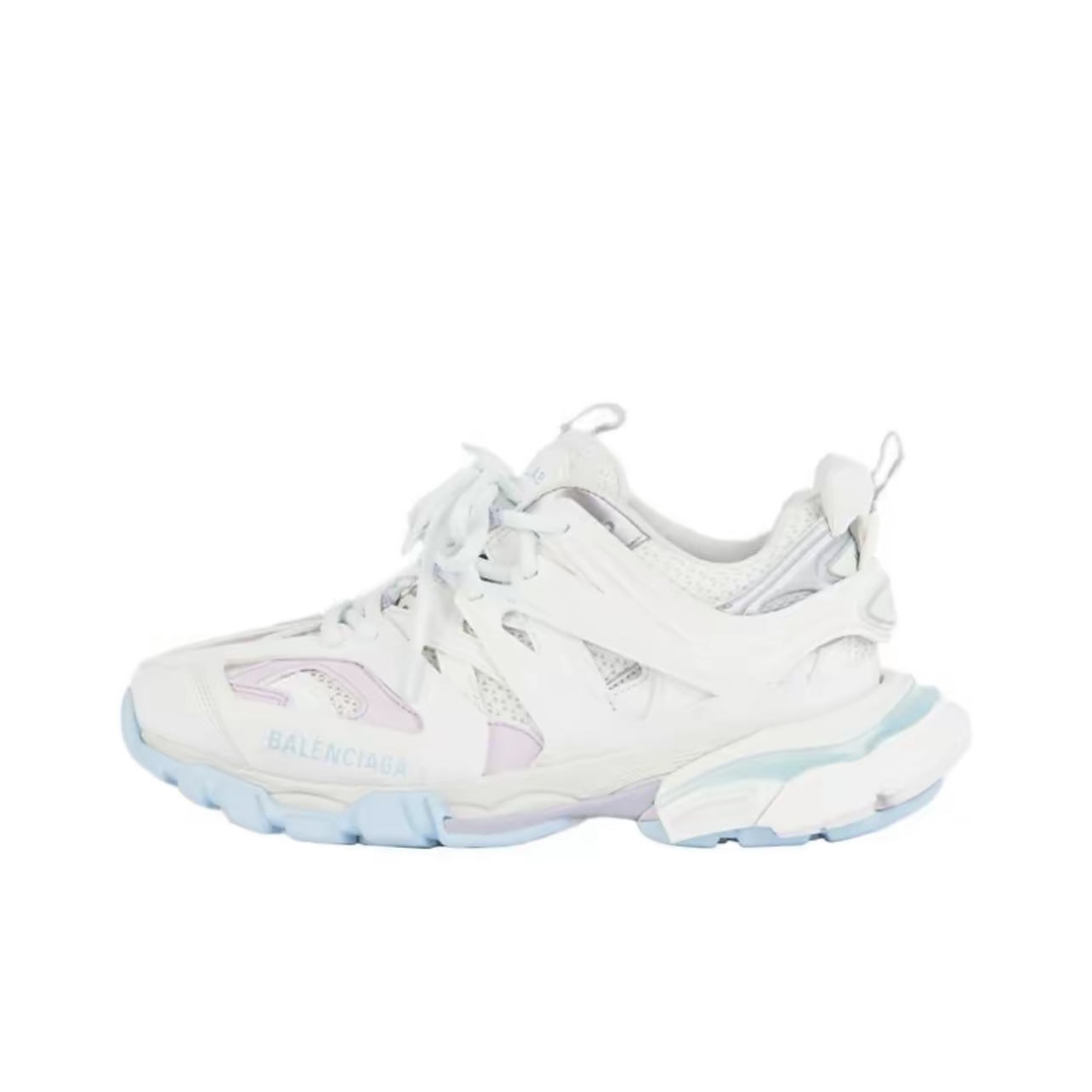 Balenciaga Track Low-Top White Blue Sneakers for Women