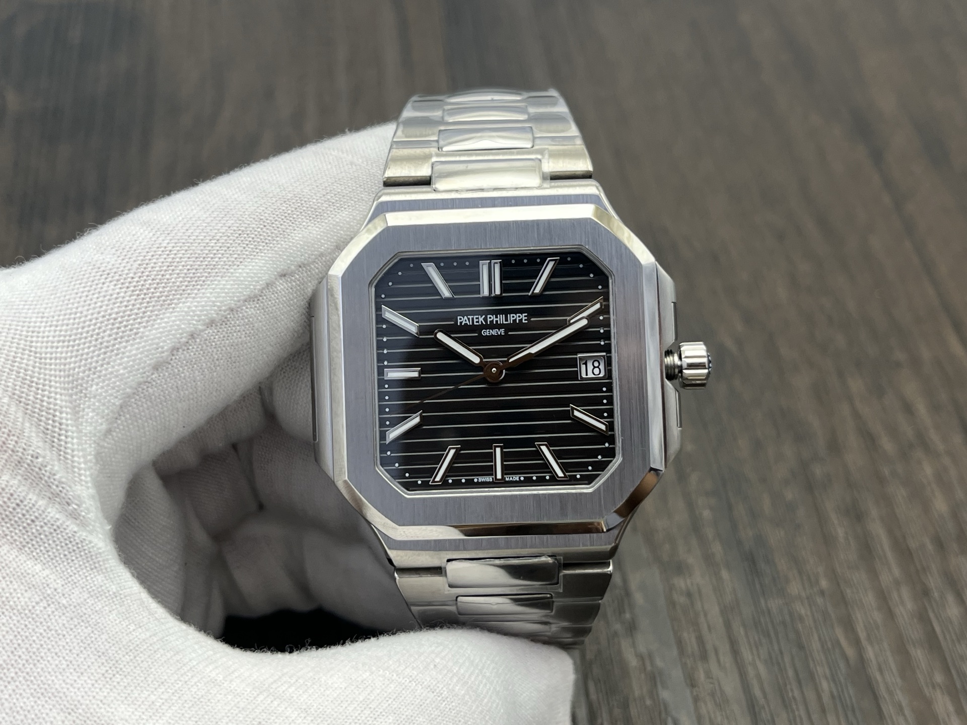 Patek Philippe Cubitus Series Automatic 45mm Black Dial Stainless Steel