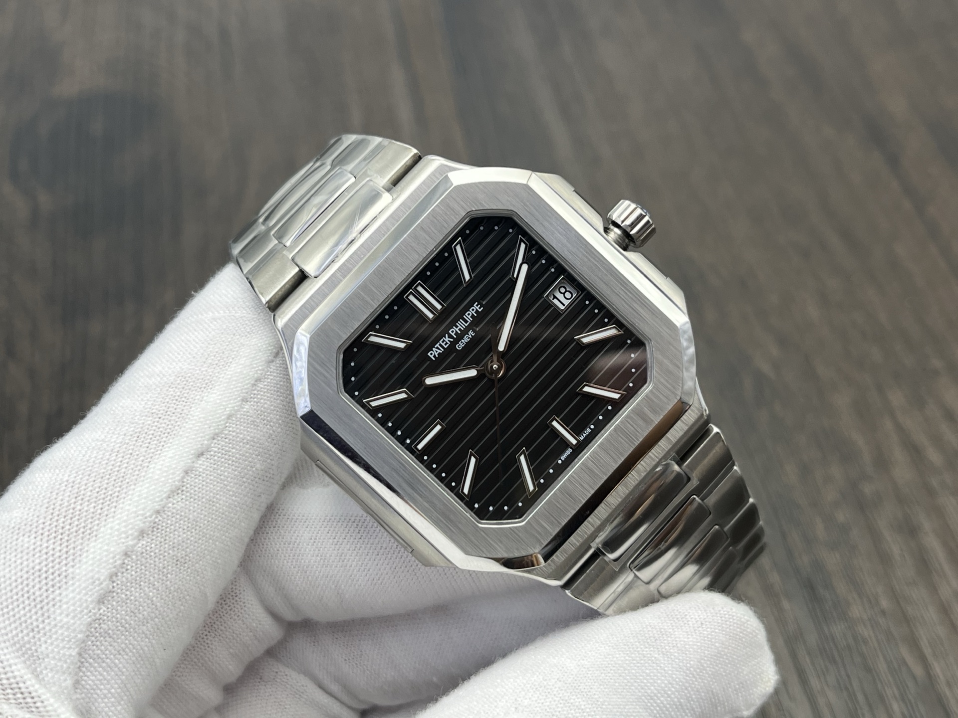 Patek Philippe Cubitus Series Automatic 45mm Black Dial Stainless Steel - Image 2