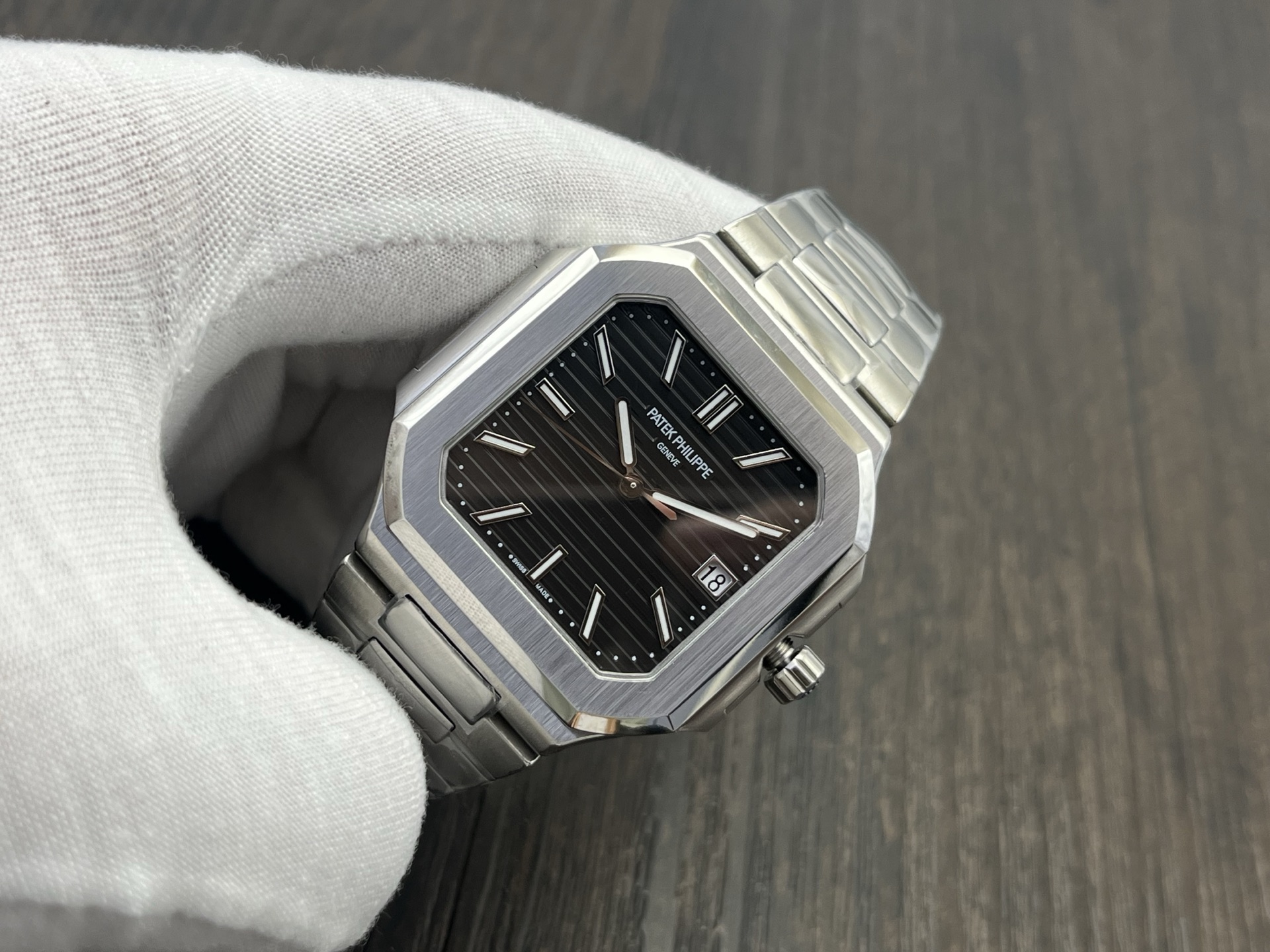 Patek Philippe Cubitus Series Automatic 45mm Black Dial Stainless Steel - Image 3