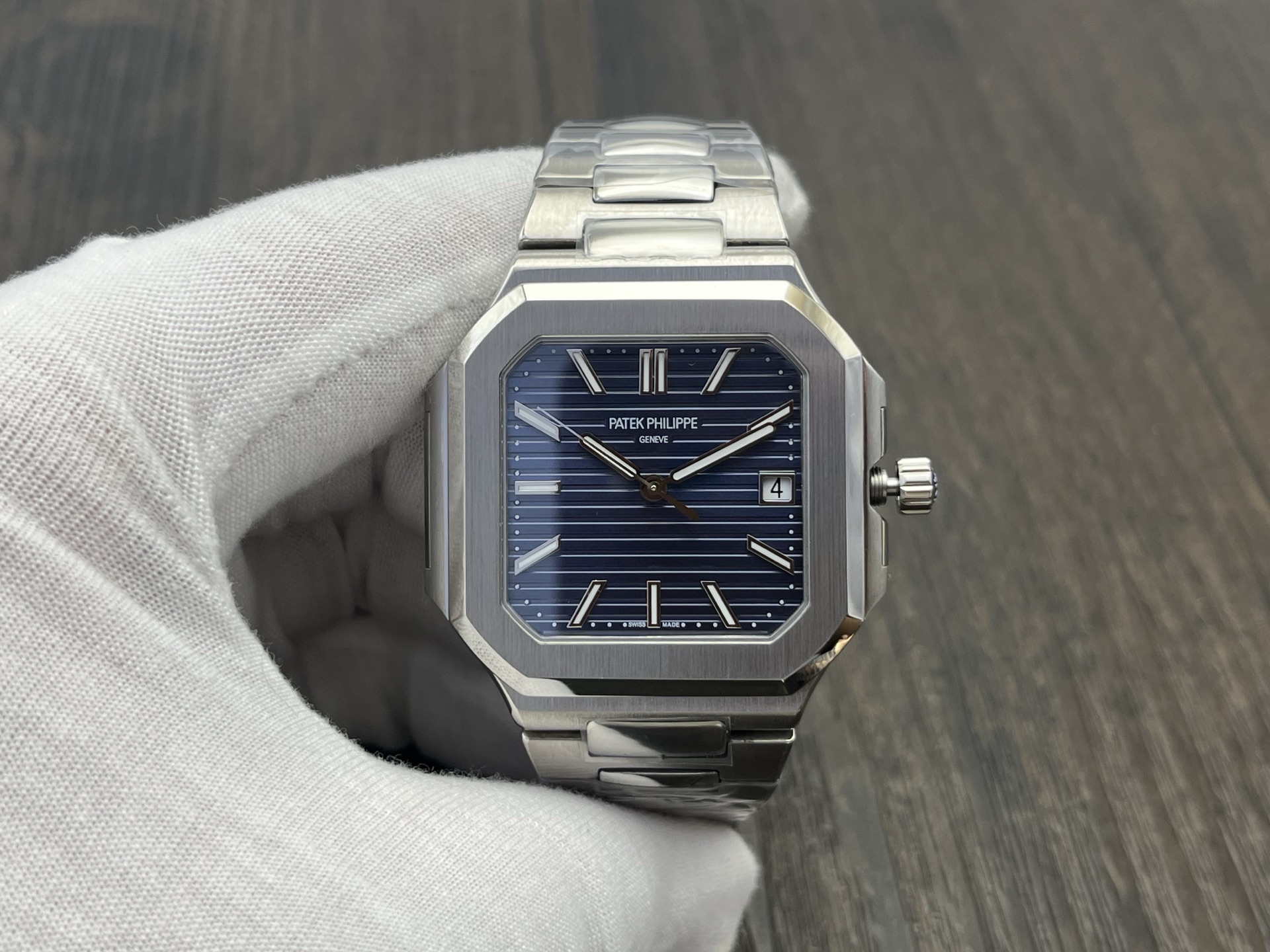 Patek Philippe Cubitus Series Automatic 45mm Blue Dial Stainless Steel