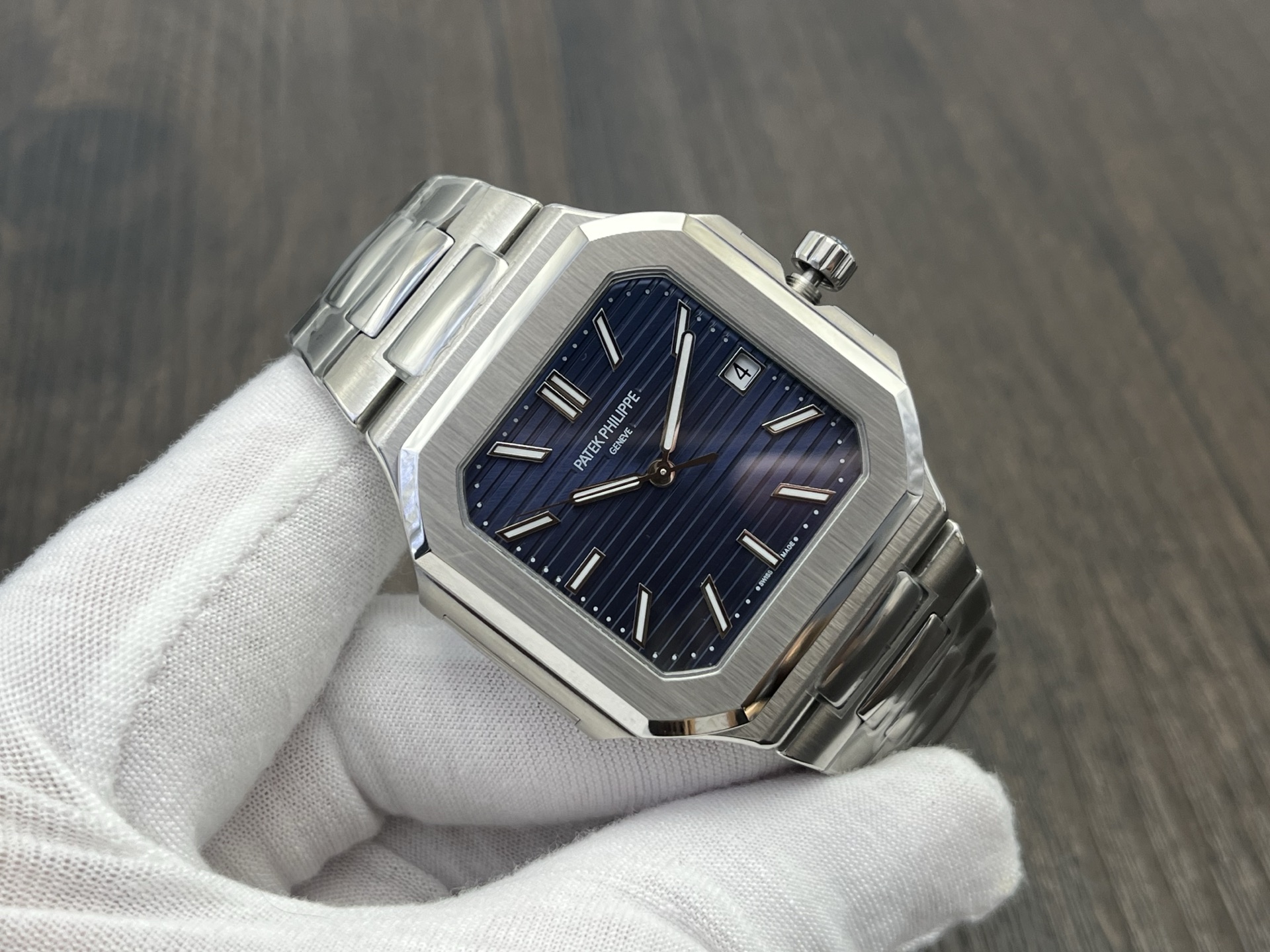 Patek Philippe Cubitus Series Automatic 45mm Blue Dial Stainless Steel - Image 2
