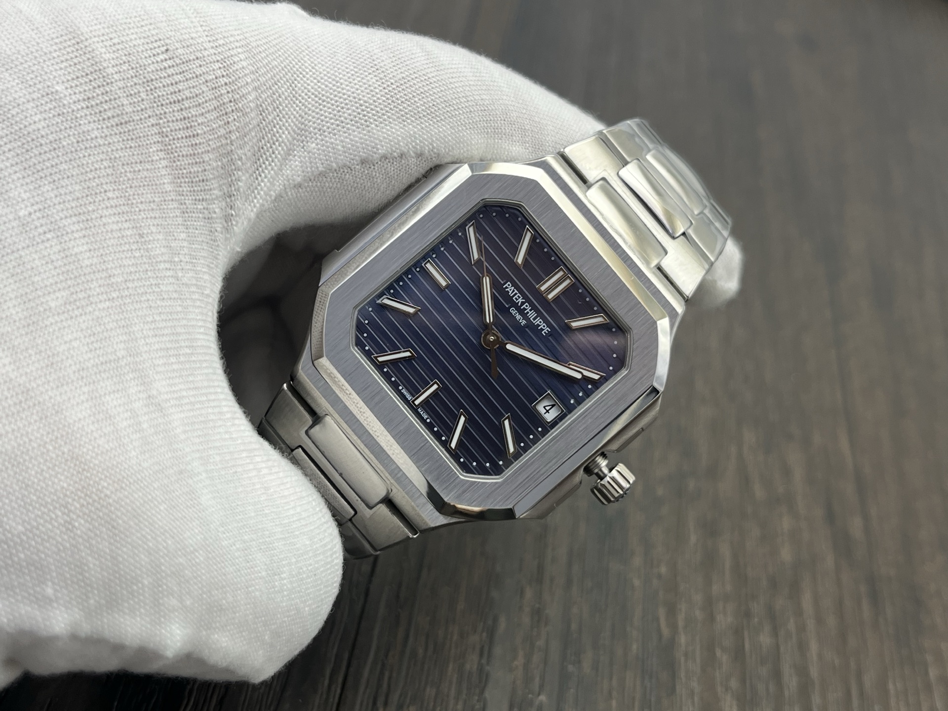 Patek Philippe Cubitus Series Automatic 45mm Blue Dial Stainless Steel - Image 3